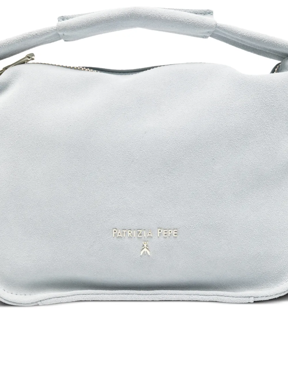Patrizia Pepe Suède shopper Blauw