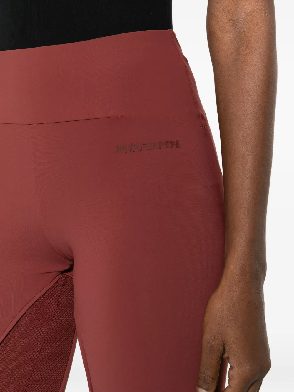 Patrizia Pepe Jersey legging Bruin