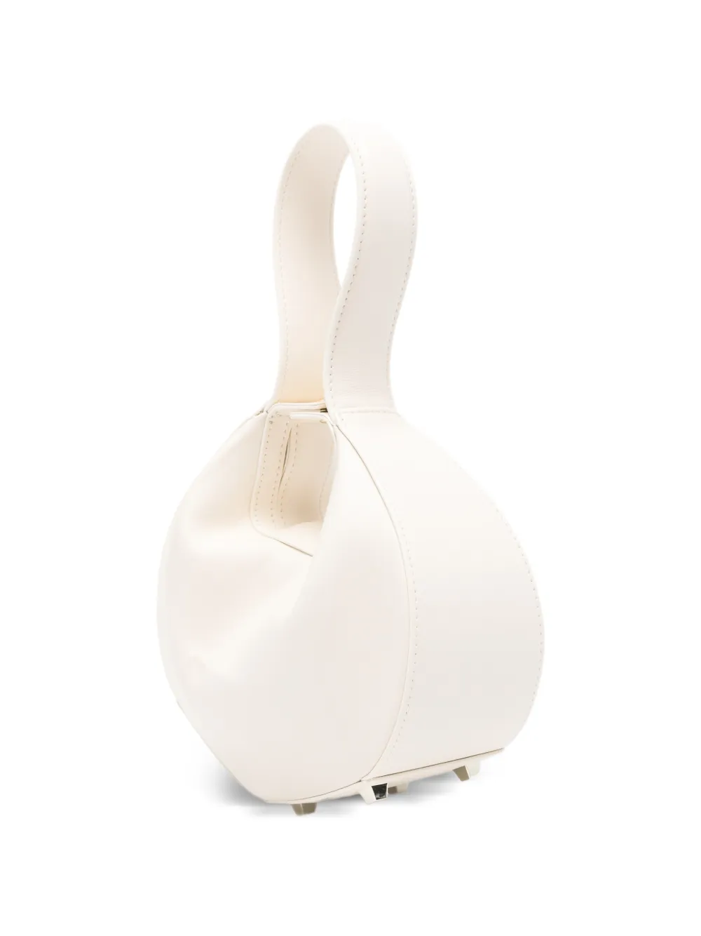  Patrizia Pepe Small Hobo Bangle Tote Bag - White 