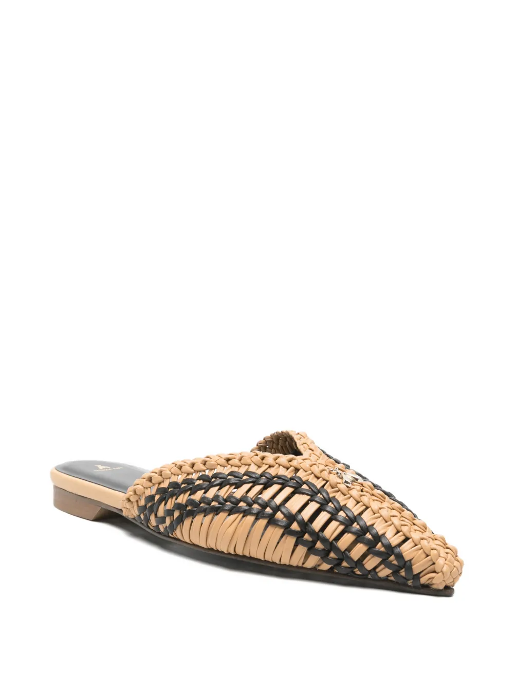 Patrizia Pepe pointed-toe mules Beige