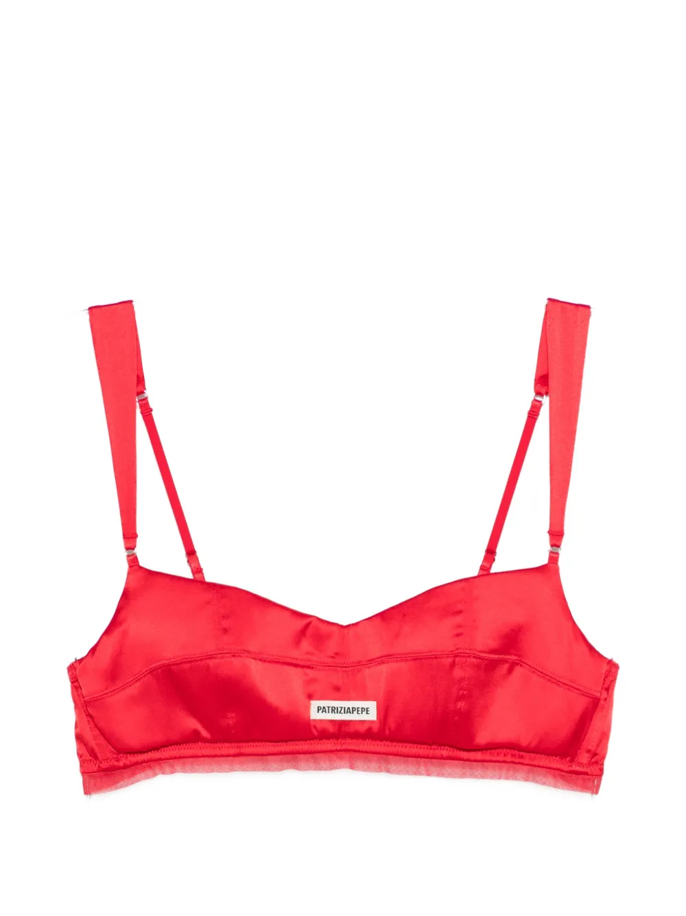 Patrizia Pepe logo-detail bra - Rosso