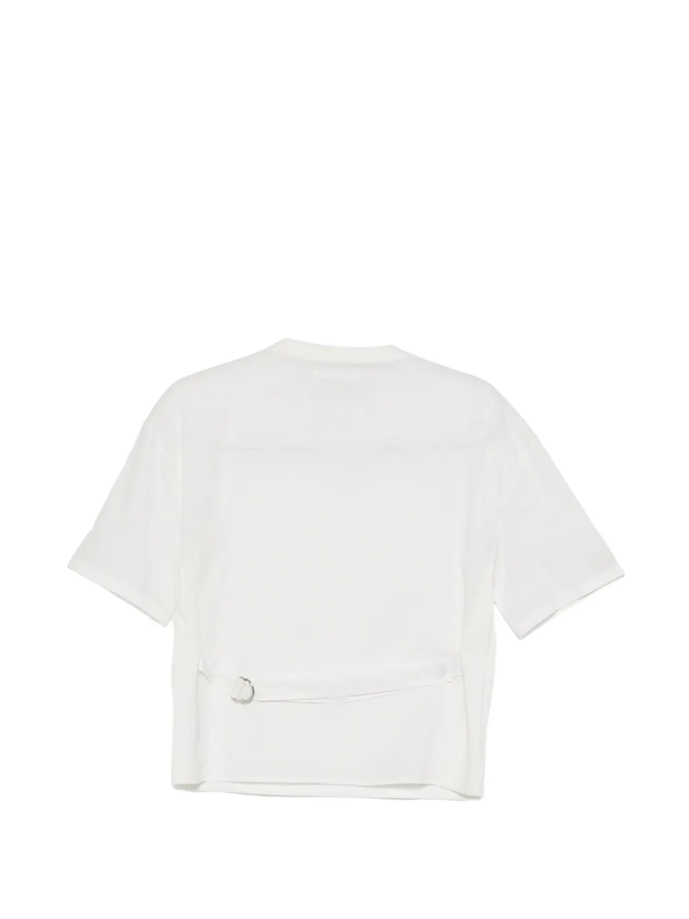 Patrizia Pepe T-shirt met bandje Wit