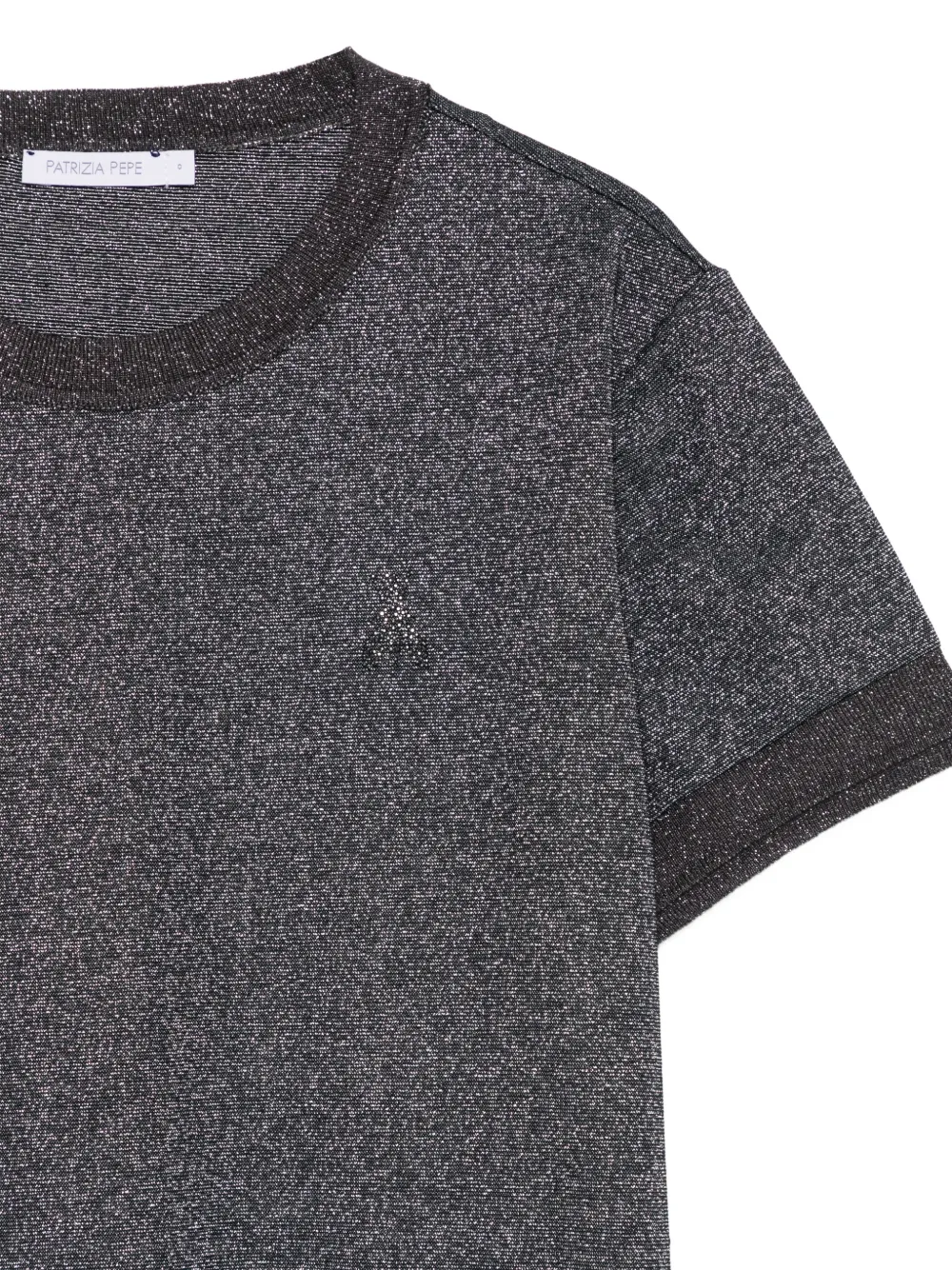 Patrizia Pepe T-shirt met logodetail Grijs