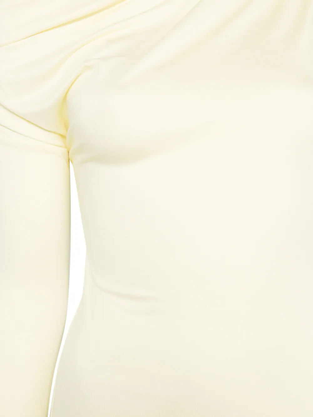  Patrizia Pepe Draped Asymmetric Top - Neutrals 