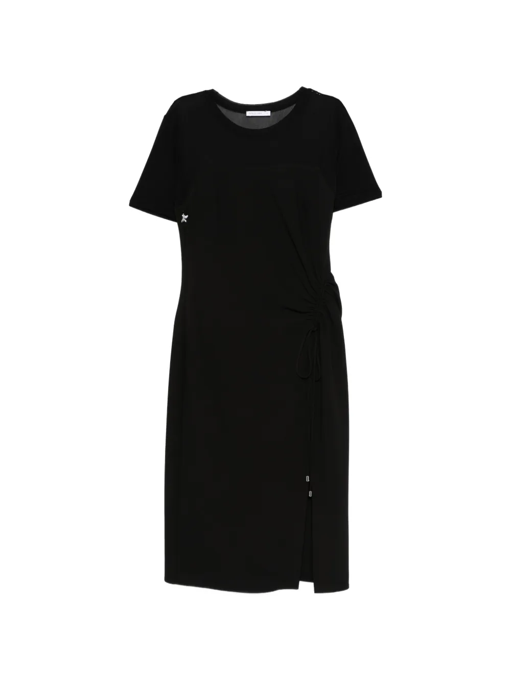 Patrizia Pepe twill midi dress - Nero