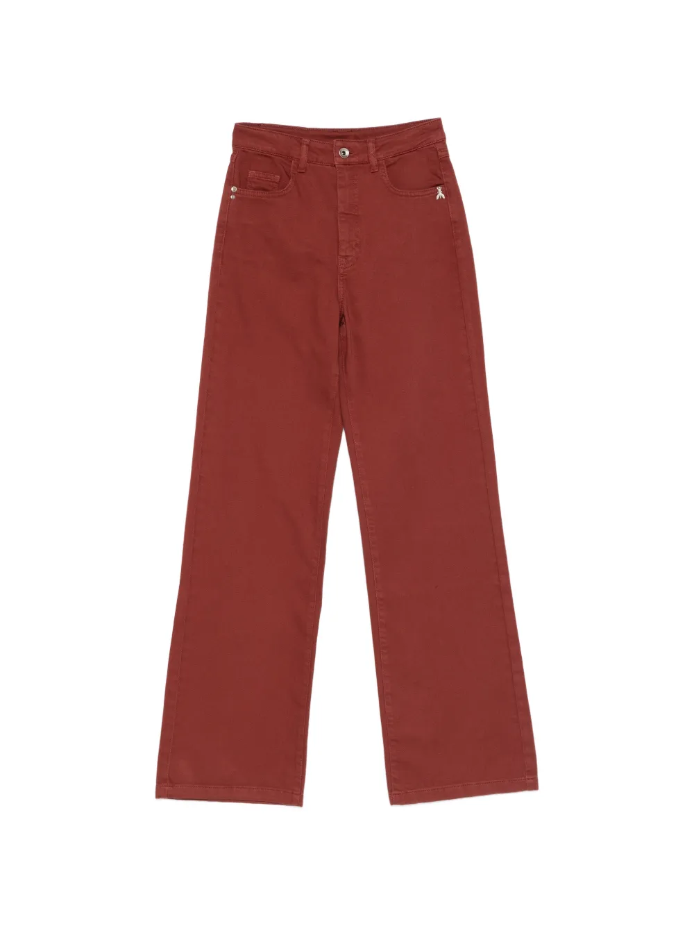 Patrizia Pepe high waist straight jeans - Rosso