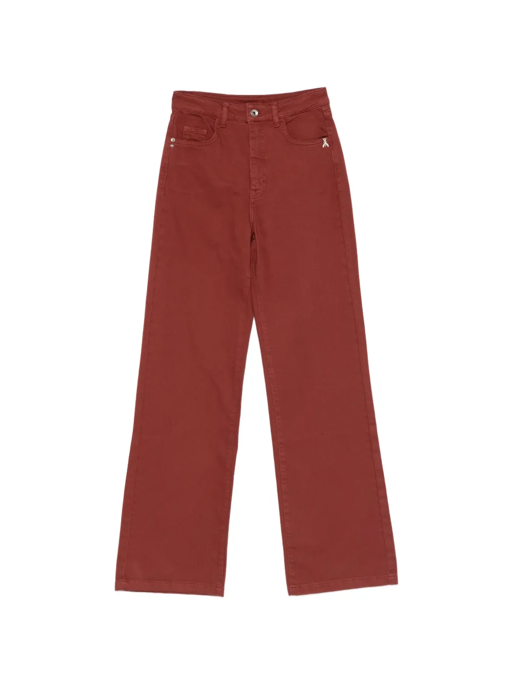 Patrizia Pepe high waist straight jeans - Rosso