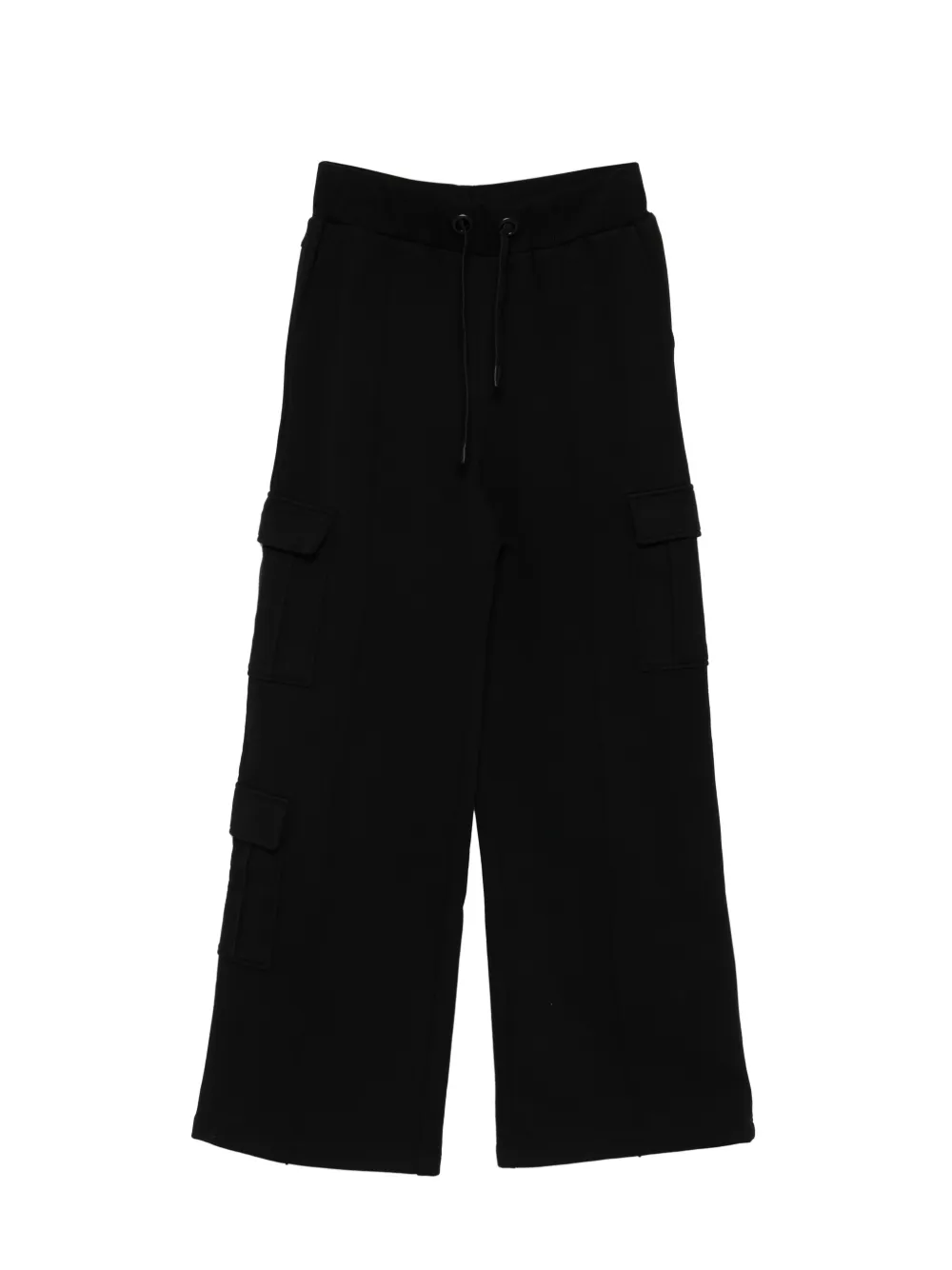 Patrizia Pepe cargo fleece track pants - Nero