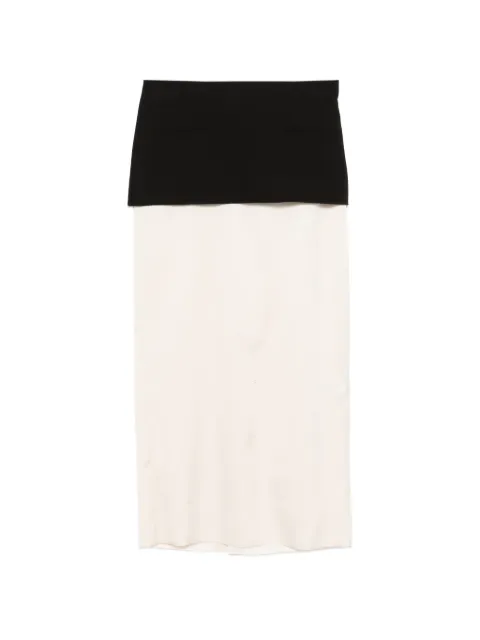 Patrizia Pepe colour-block midi skirt