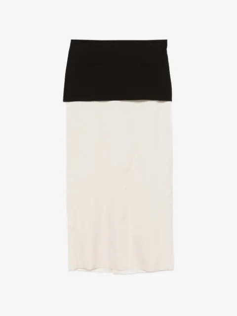 Patrizia Pepe colour-block midi skirt