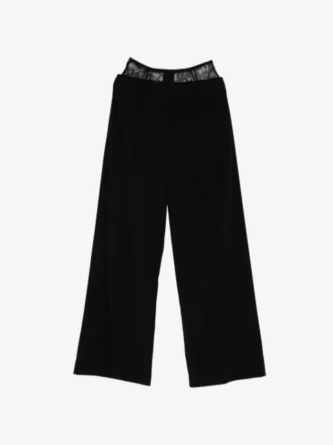 Patrizia Pepe lace palazzo trousers