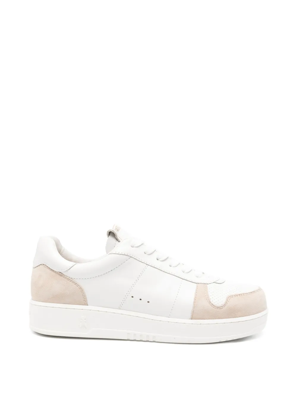 Patrizia Pepe Sneakers met suède vlak Wit