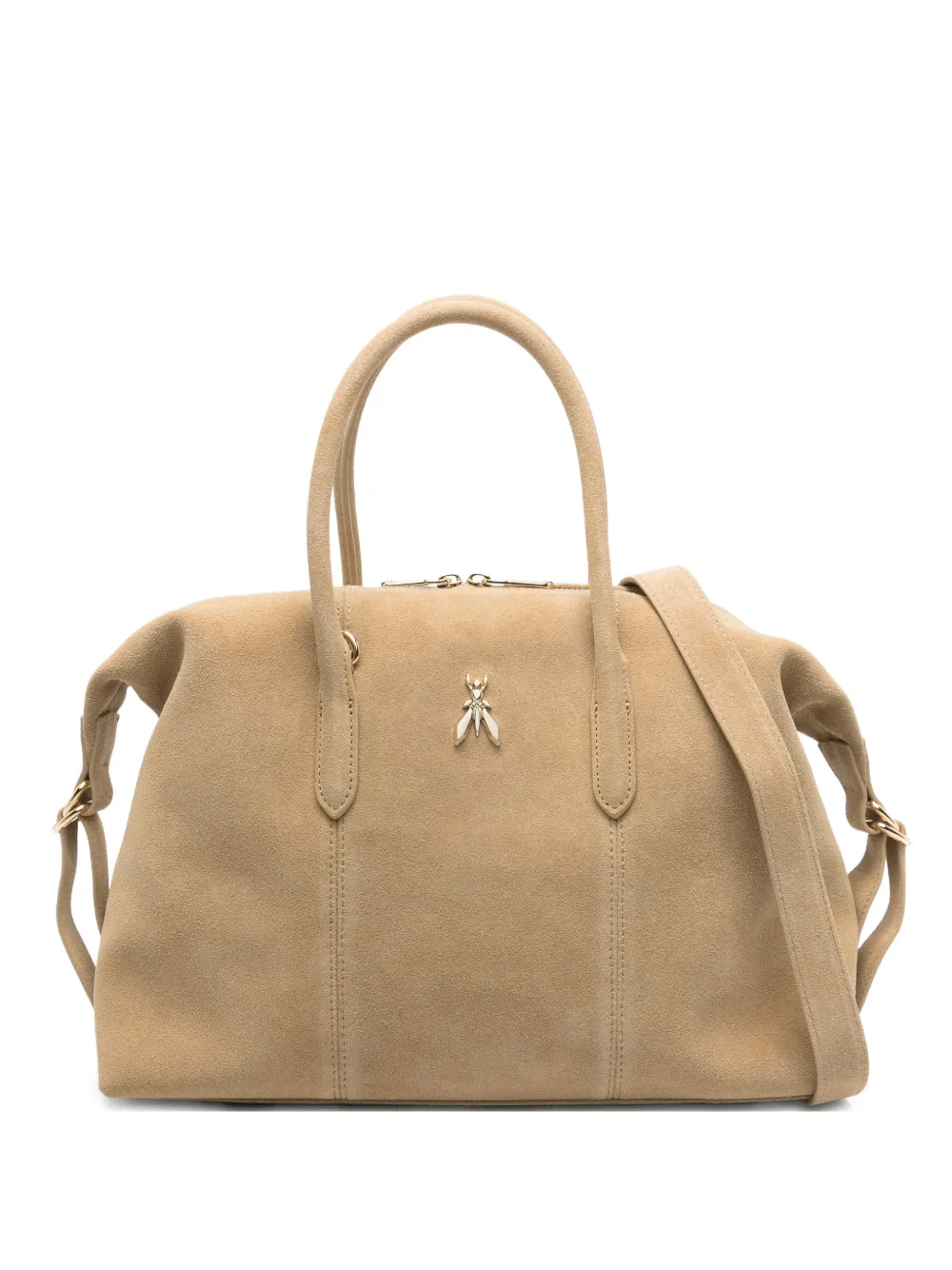 Patrizia Pepe New Business suede tote bag - Toni neutri