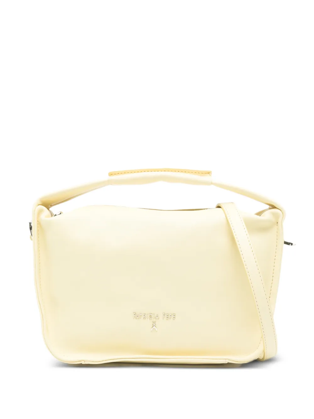 Patrizia Pepe Small Contemporary leather tote bag - Giallo