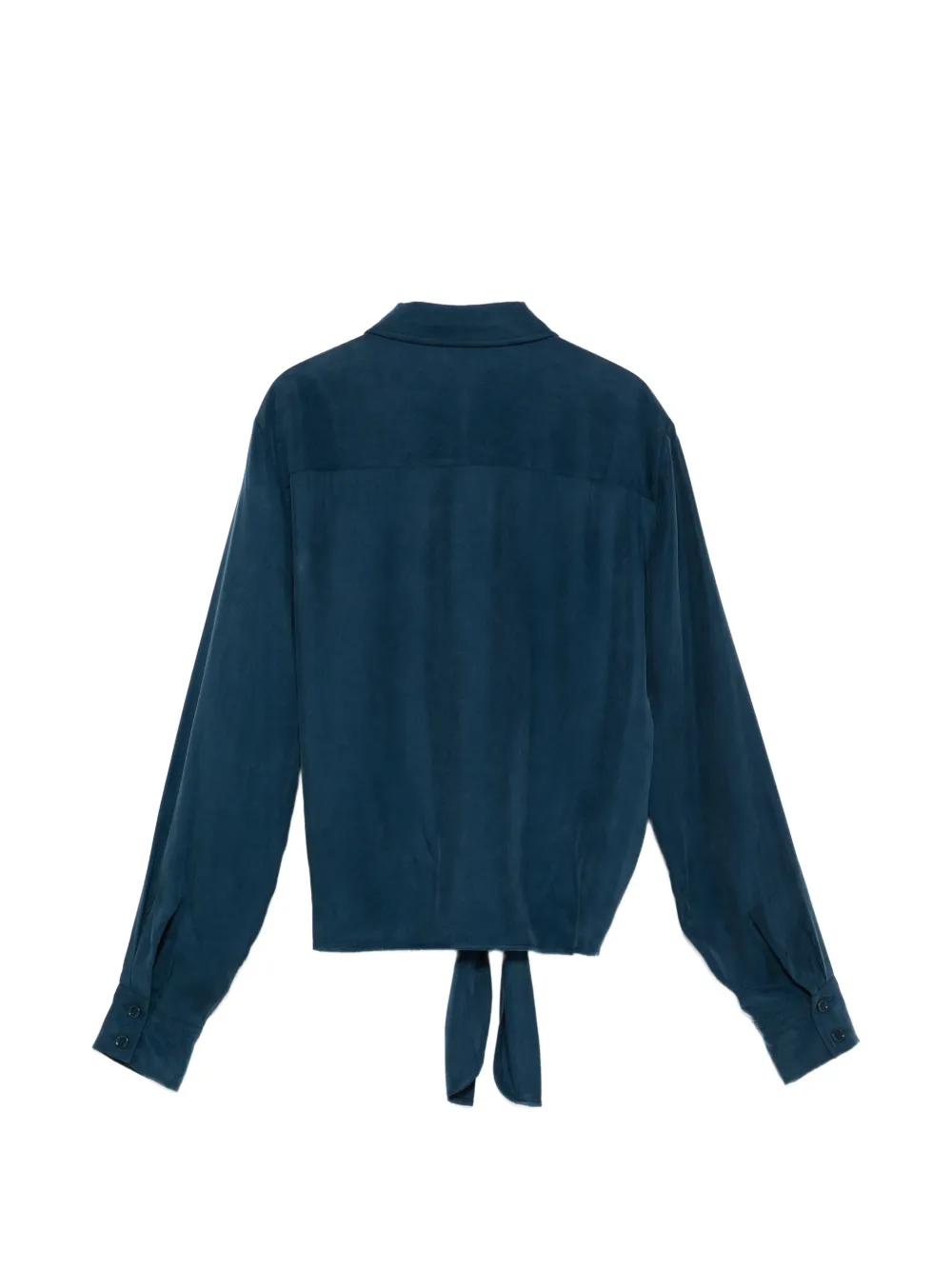 Patrizia Pepe Shirt met strik Blauw