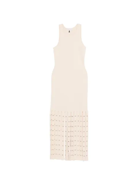 Patrizia Pepe fringes knit midi dress