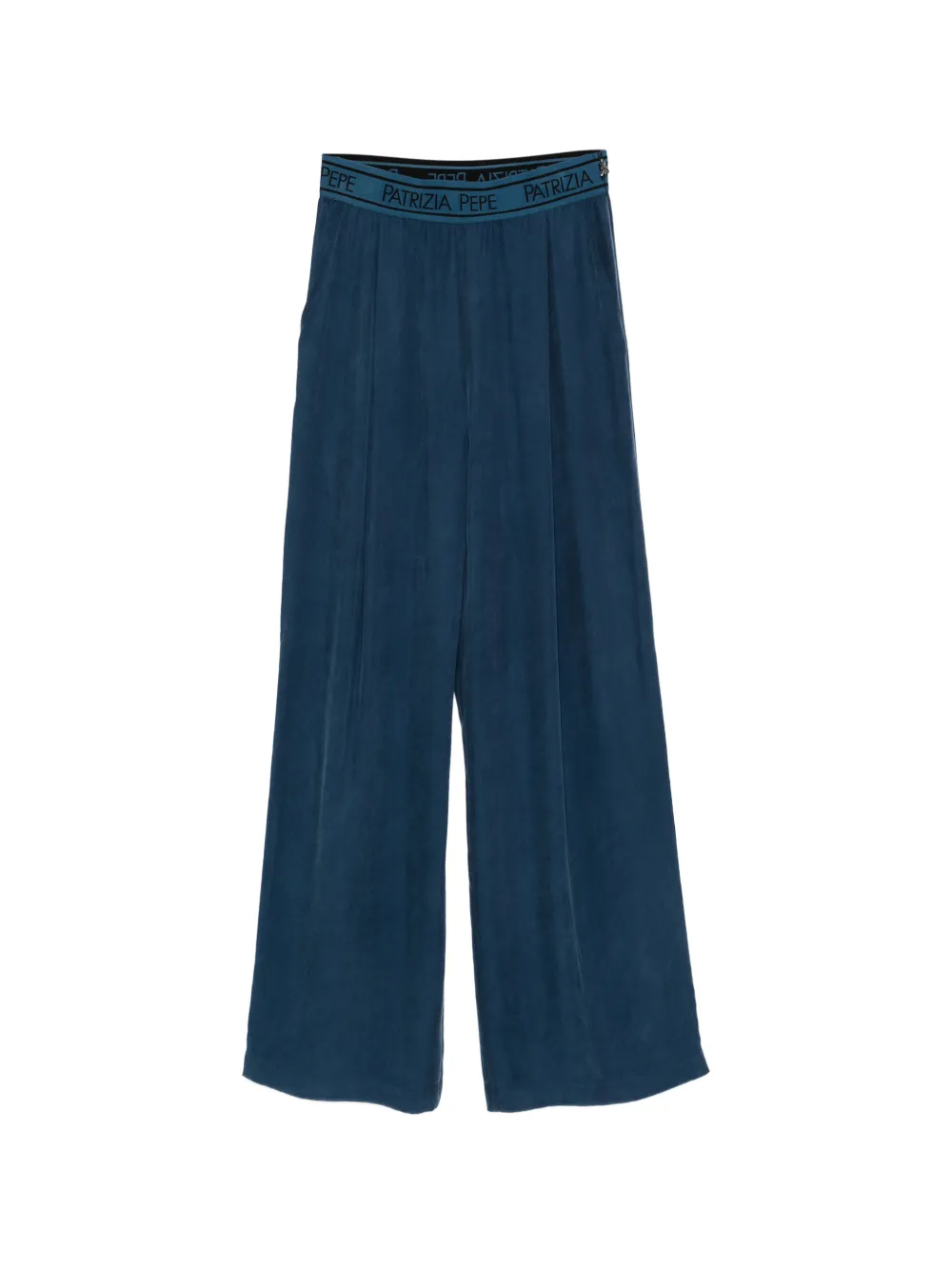 Patrizia Pepe elastic-waistband fluid palazzo pants - Blu