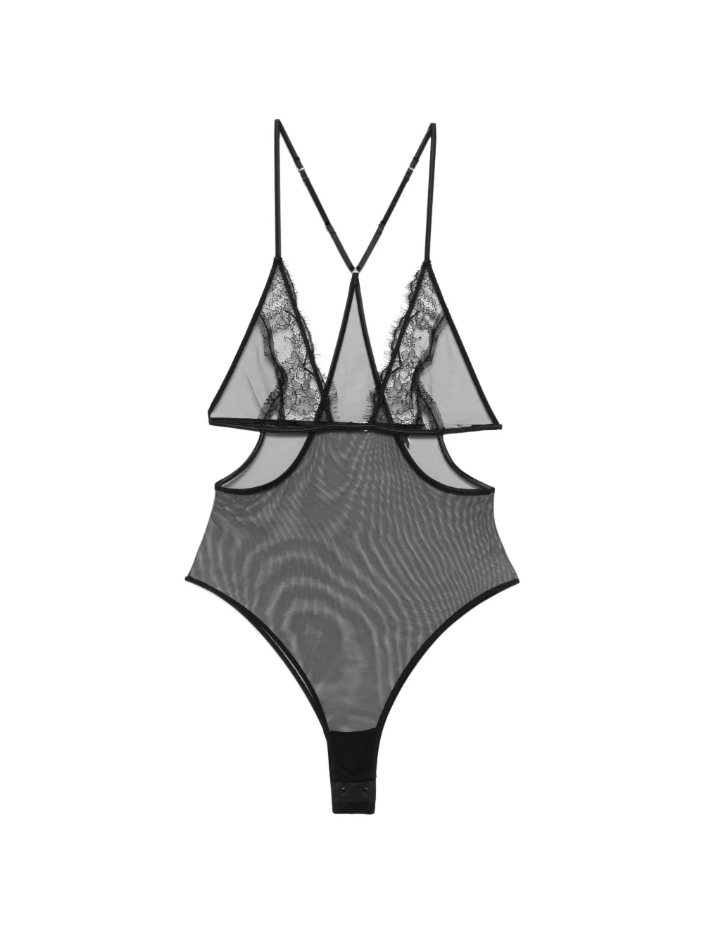 Patrizia Pepe Kanten body Zwart