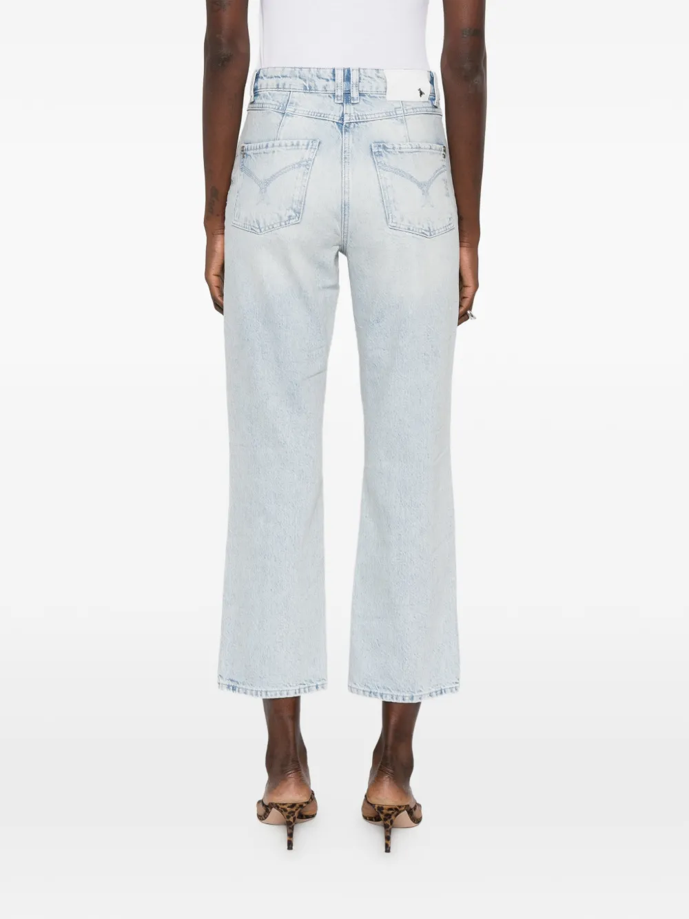 Patrizia Pepe High waist jeans Blauw