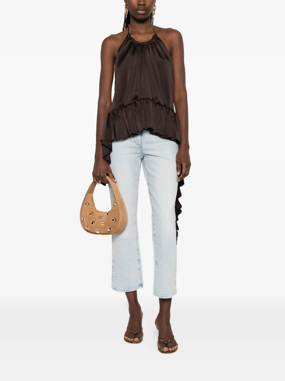 Patrizia Pepe High waist jeans Blauw