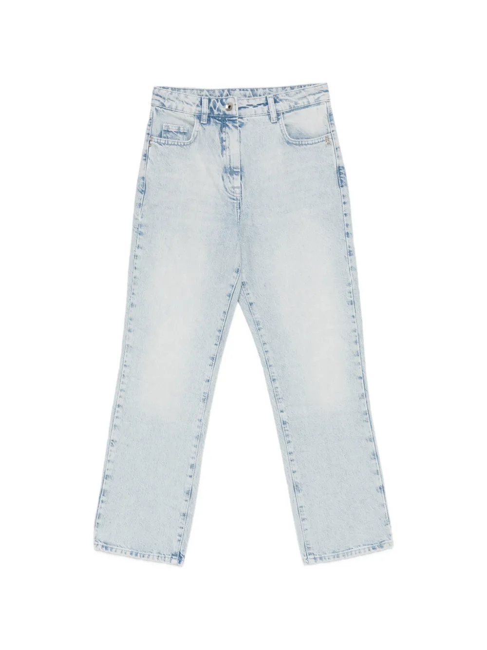 Patrizia Pepe high-waist straight jeans - Blu