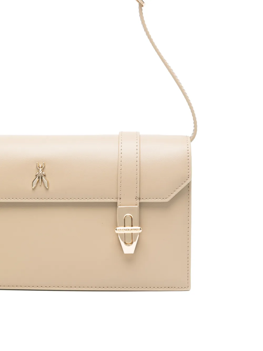  Patrizia Pepe Modern Utility Horizontal Shoulder Bag - Neutrals 