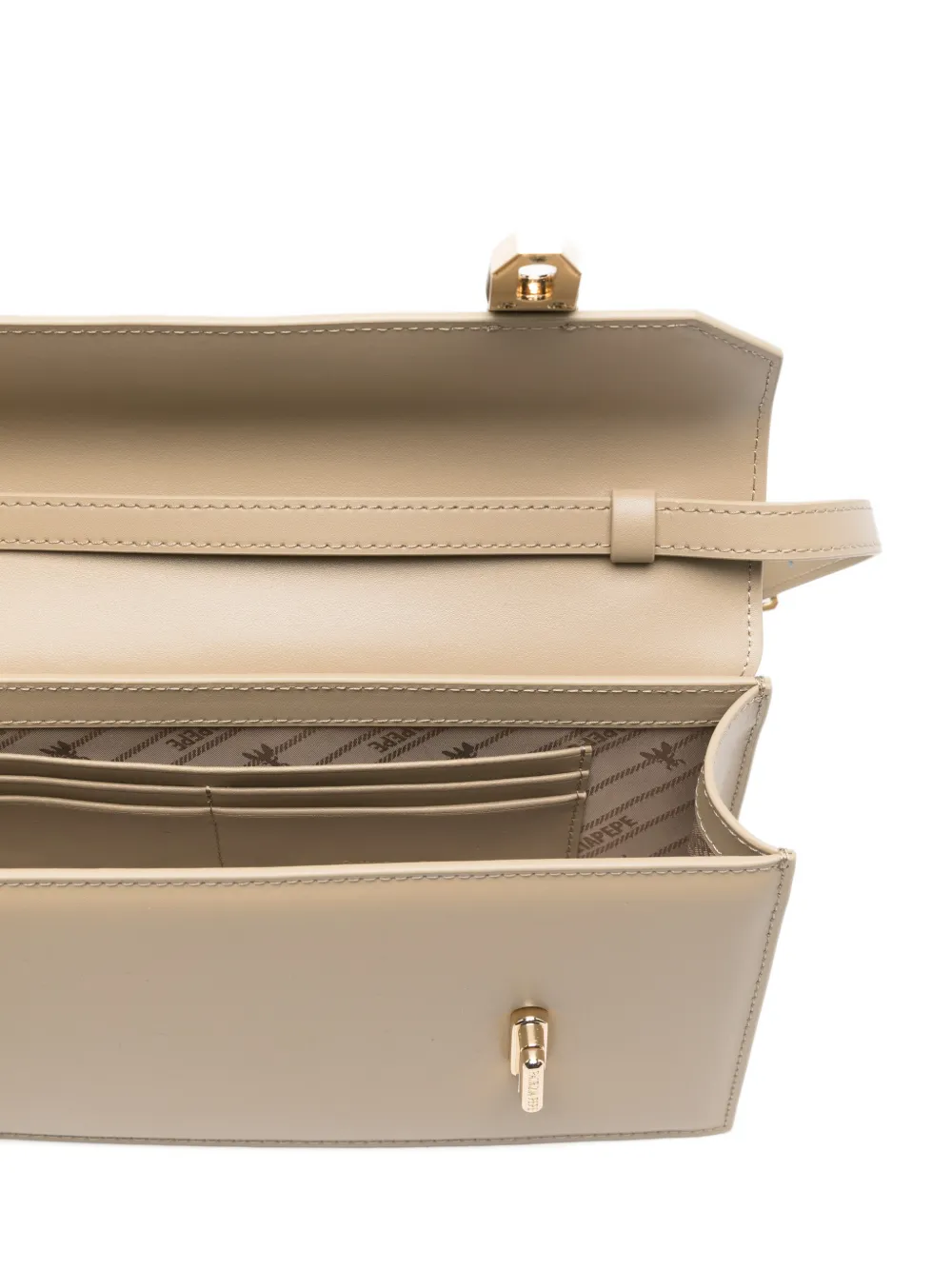 Patrizia Pepe Modern Utility horizontale schoudertas Beige