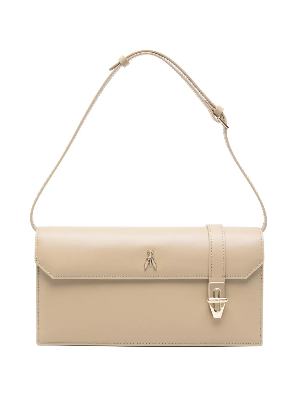 Patrizia Pepe Modern Utility horizontal shoulder bag - Toni neutri