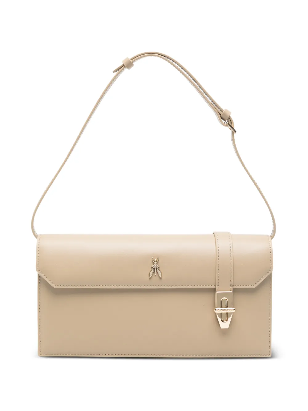 Patrizia Pepe Modern Utility horizontal shoulder bag - Toni neutri