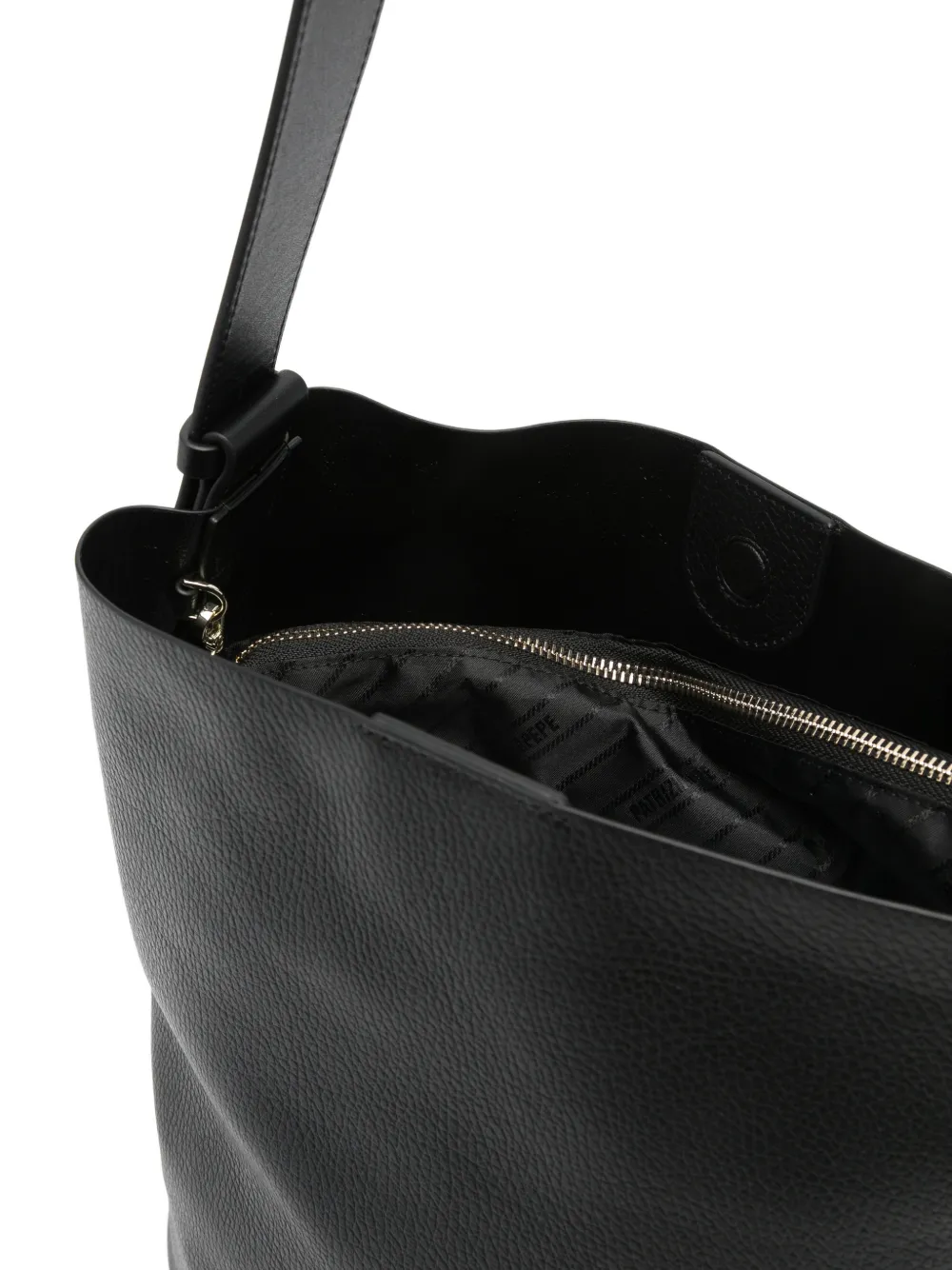 Patrizia Pepe Never Complete bucket-tas Zwart