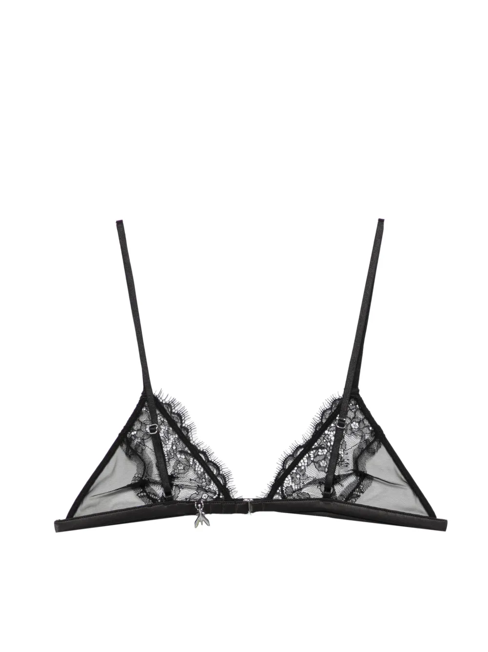  Patrizia Pepe Lace Triangle Bra - Black 