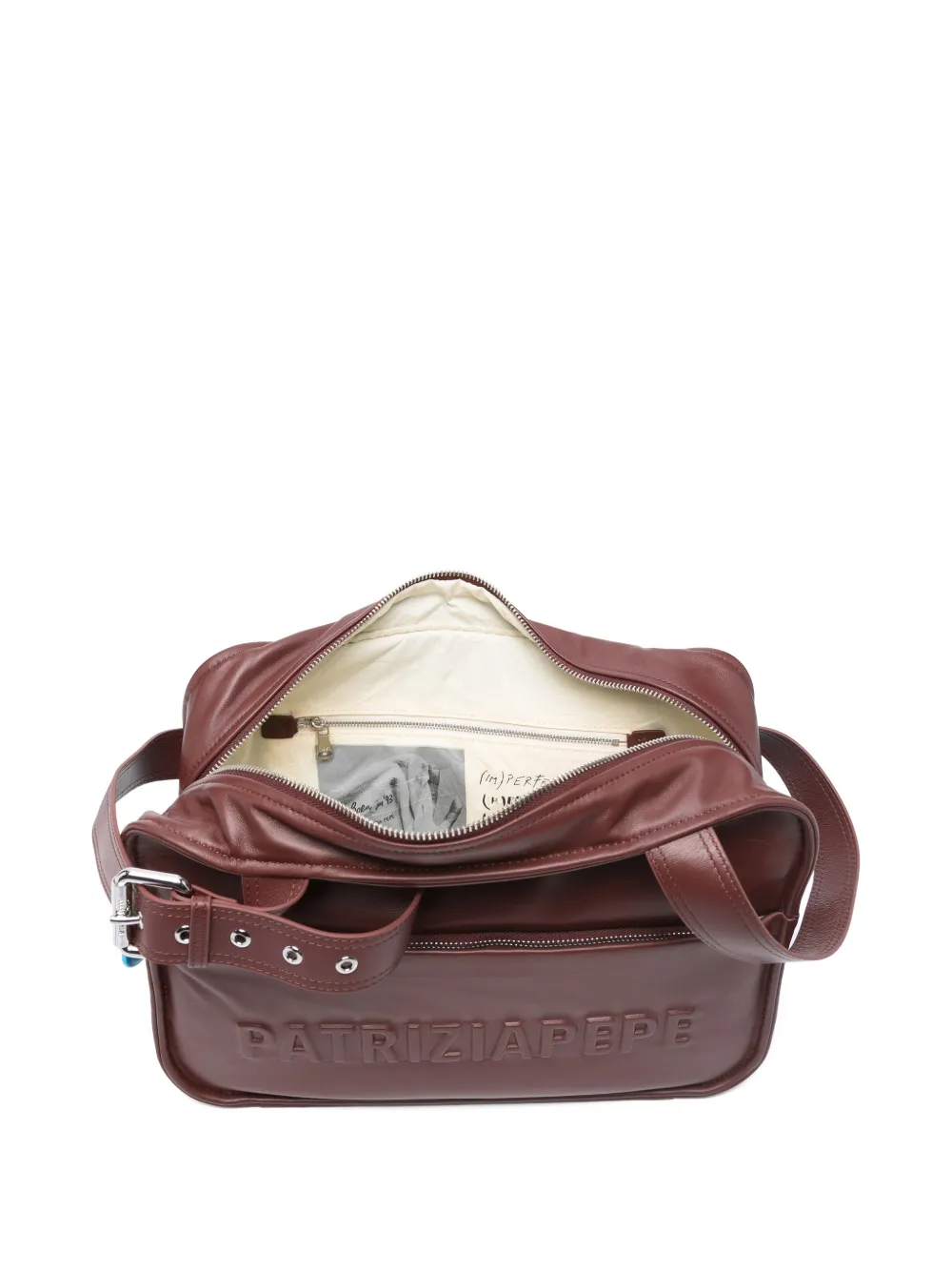 Embossed Leather Tote Bag