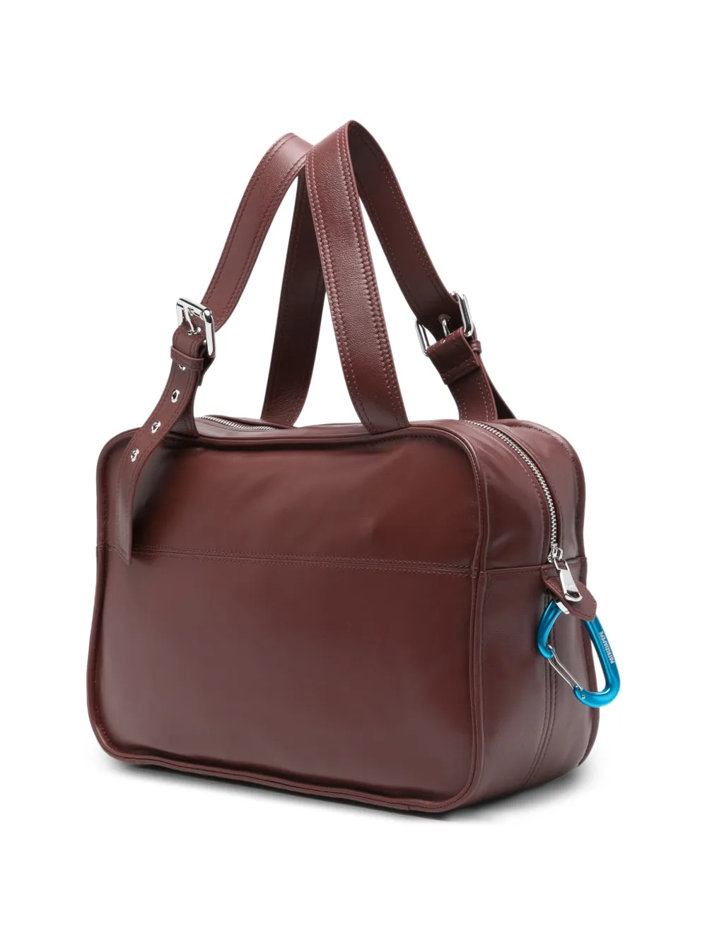 Embossed Leather Tote Bag