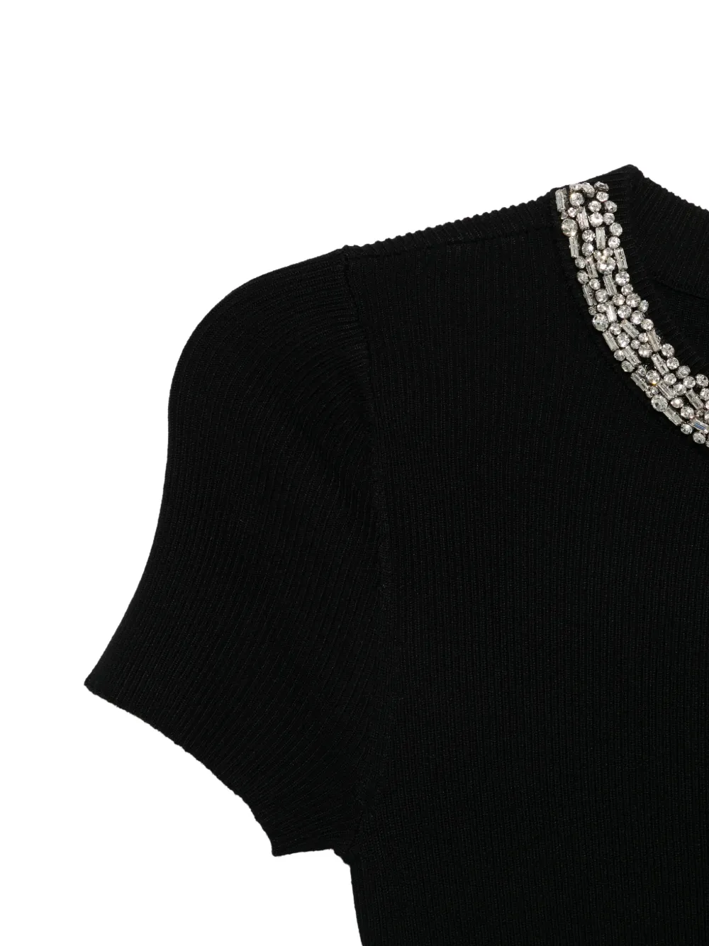 DKNY Mini-jurk met korte mouwen Zwart