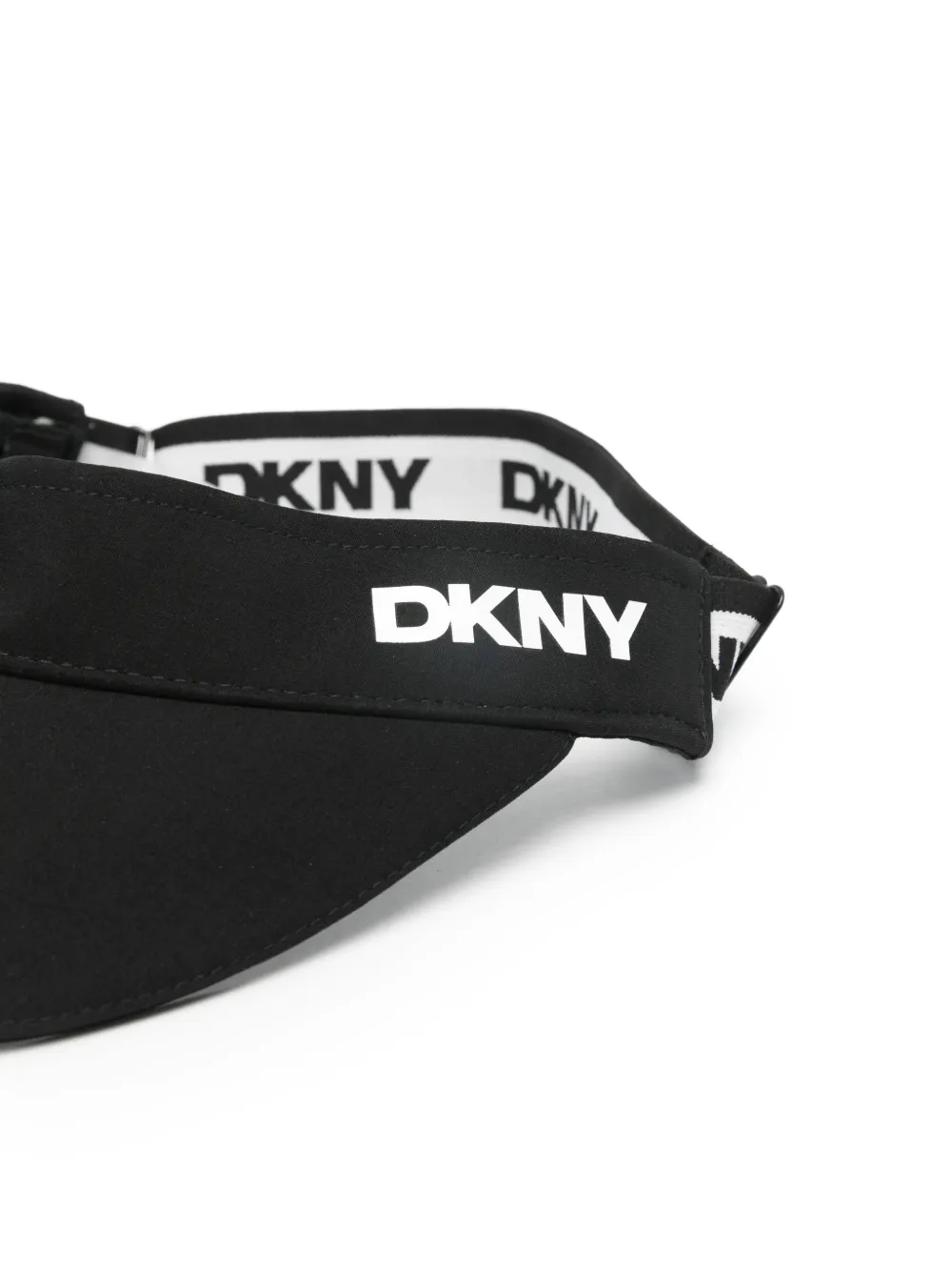 DKNY Tennis zonneklep met logo Zwart