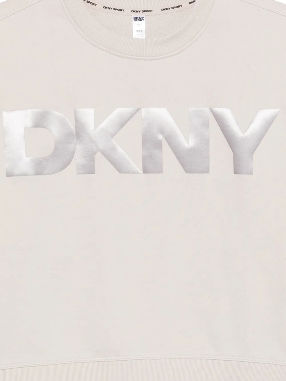  Dkny Logo-detail Sweatshirt - Neutrals 