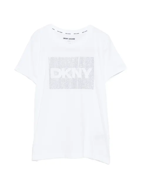 DKNY rhinestone-detail T-shirt