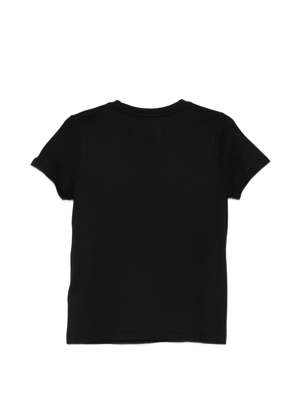 DKNY T-shirt met pailletten logo Zwart