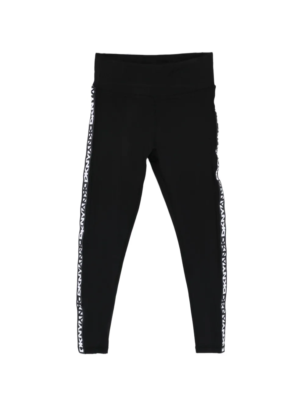 DKNY Leggings con rifinitura con logo - Nero