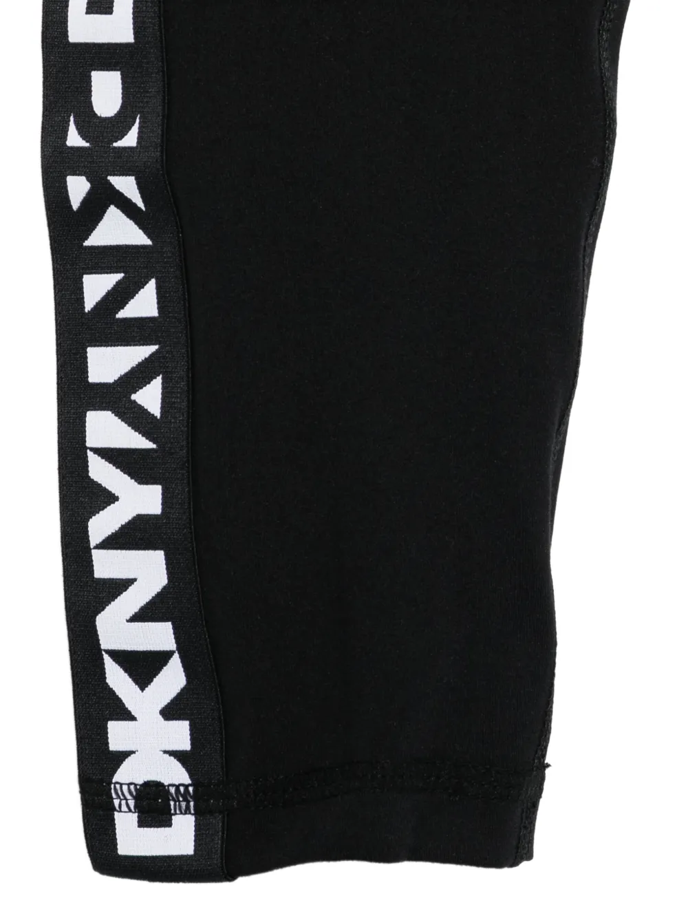  Dkny Logo-trim Leggings - Black 