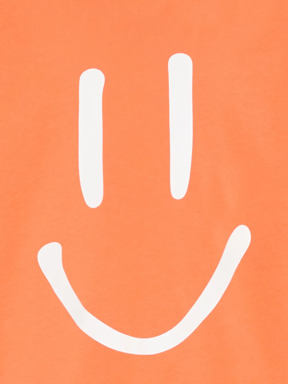  Molo Smiley-print T-shirt - Orange 
