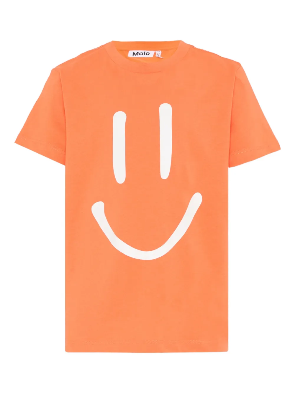 Molo smiley-print T-shirt - Arancione