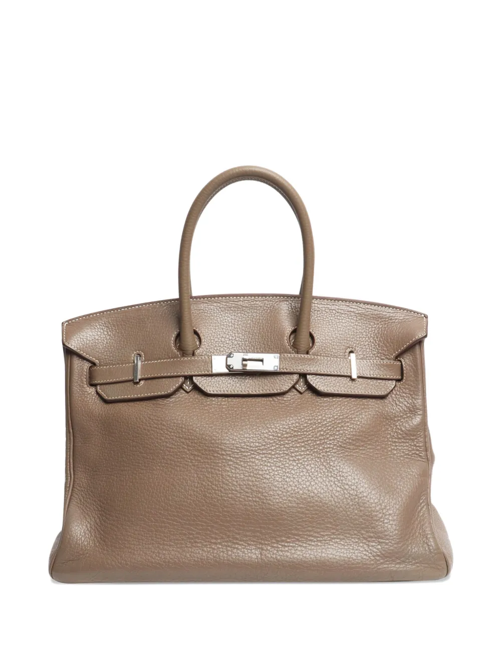 Hermès Pre-Owned 2008 Birkin 35 top-handle leather bag - Brown