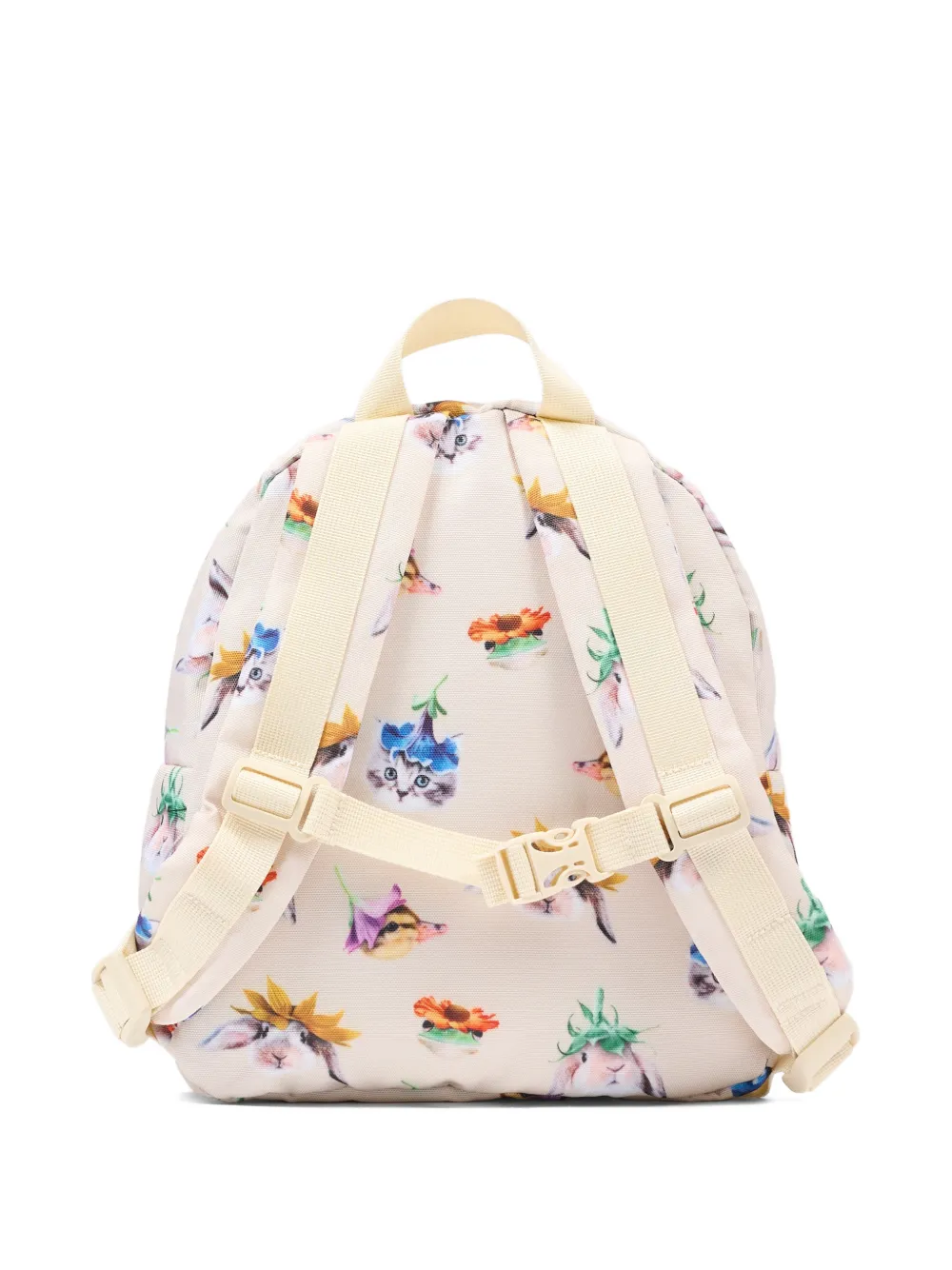Molo floral-print backpack - Beige