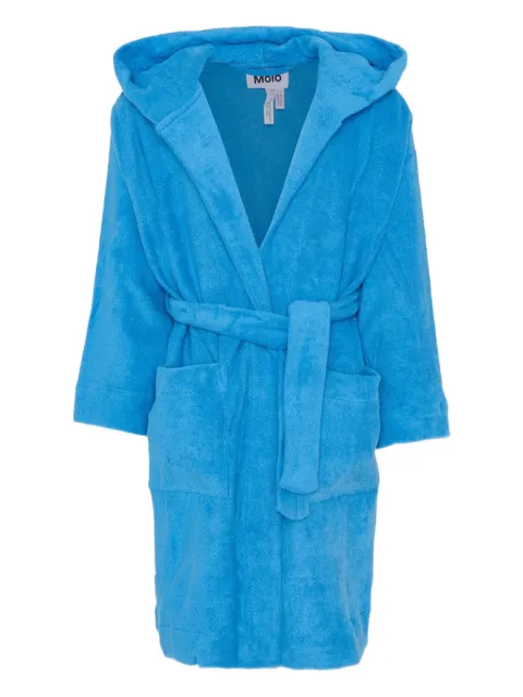 Molo hooded belted robe