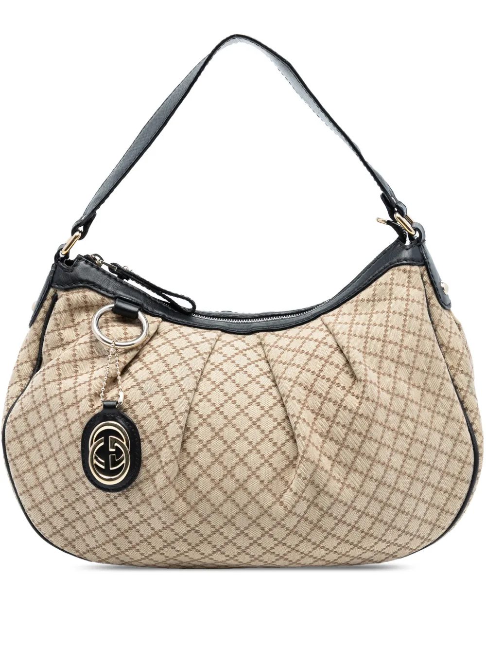 Gucci Pre-Owned 2016-2025 Diamante Canvas Sukey shoulder bag - Marrone