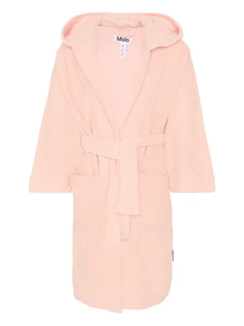 Molo hooded belted bathrobe