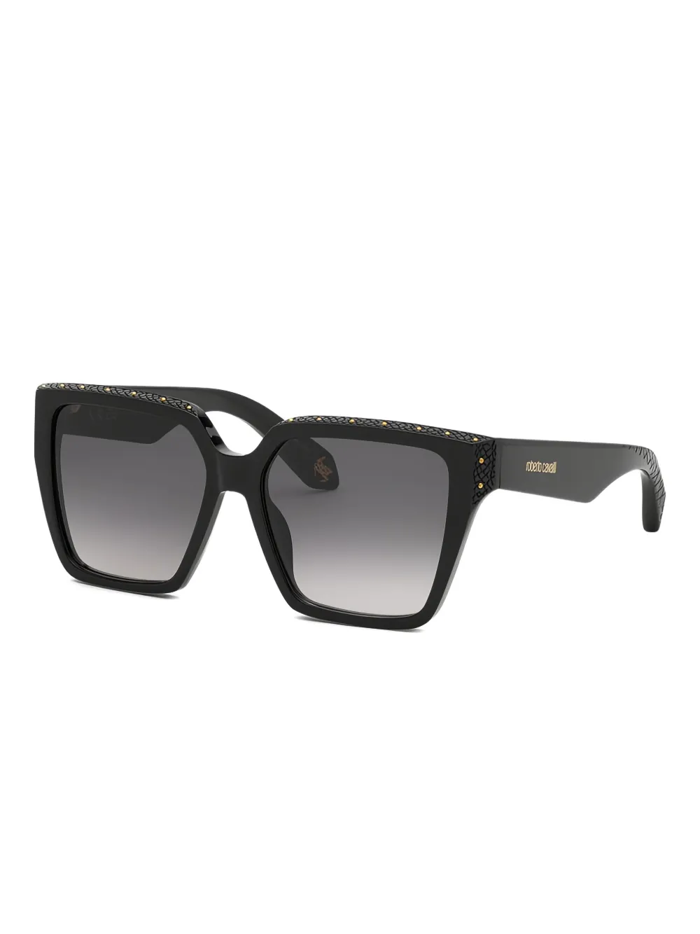 Roberto Cavalli square-shape sunglasses - Zwart