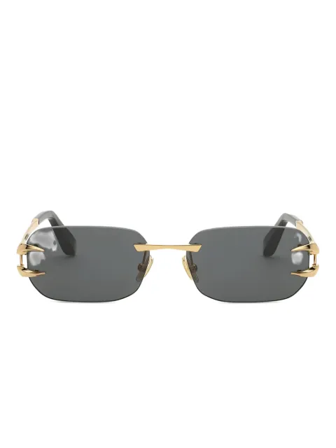 Roberto Cavalli metal rimless sunglasses