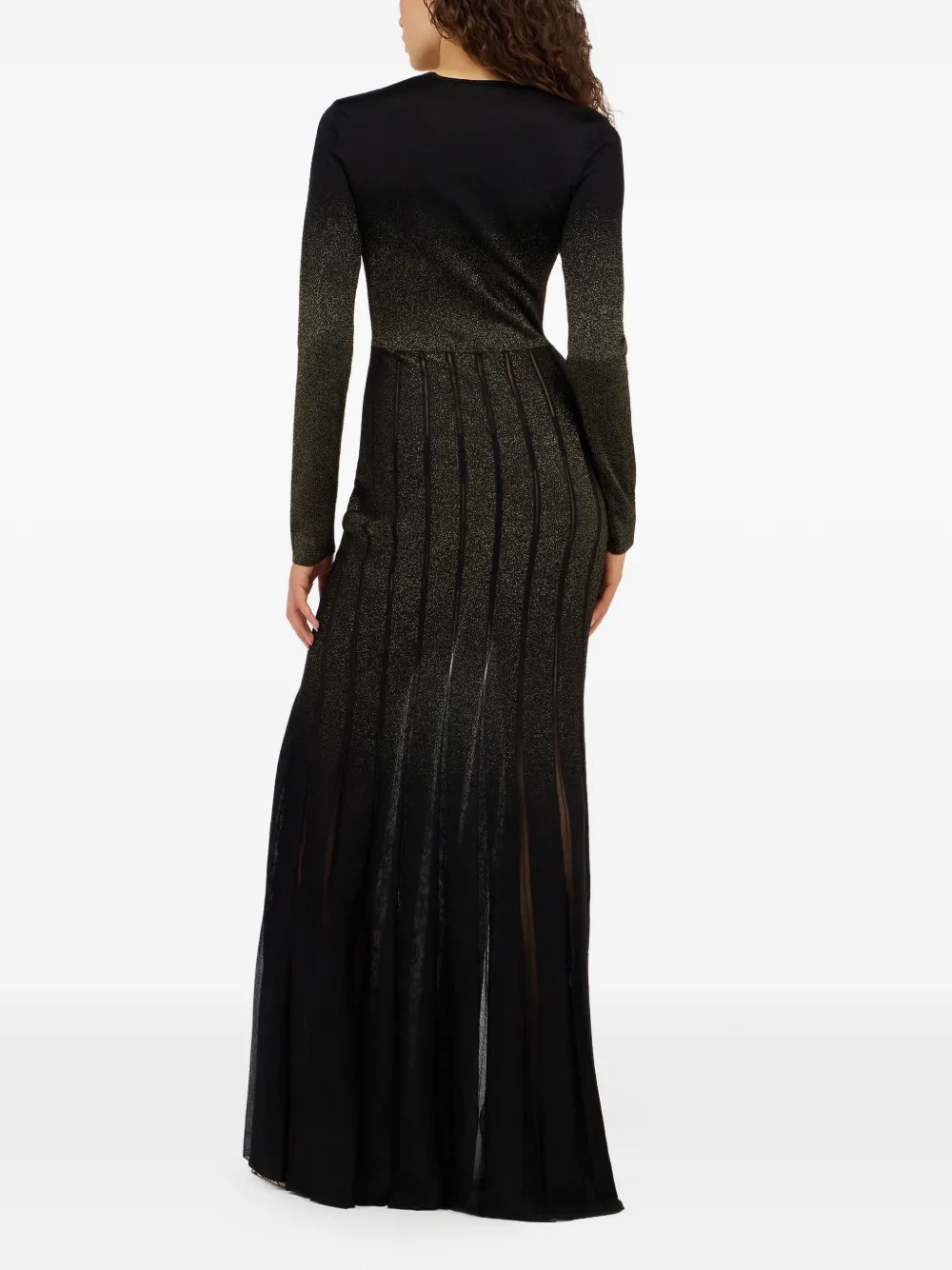 Roberto Cavalli Jurk met V-hals Zwart